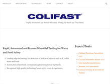 Tablet Screenshot of colifast.no